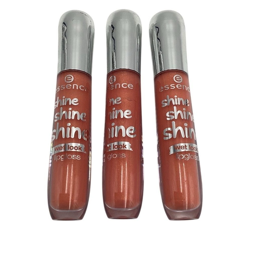 Essence Shine Shine Shine Lip Gloss Lot of 3 Peaches and Cream #22‎